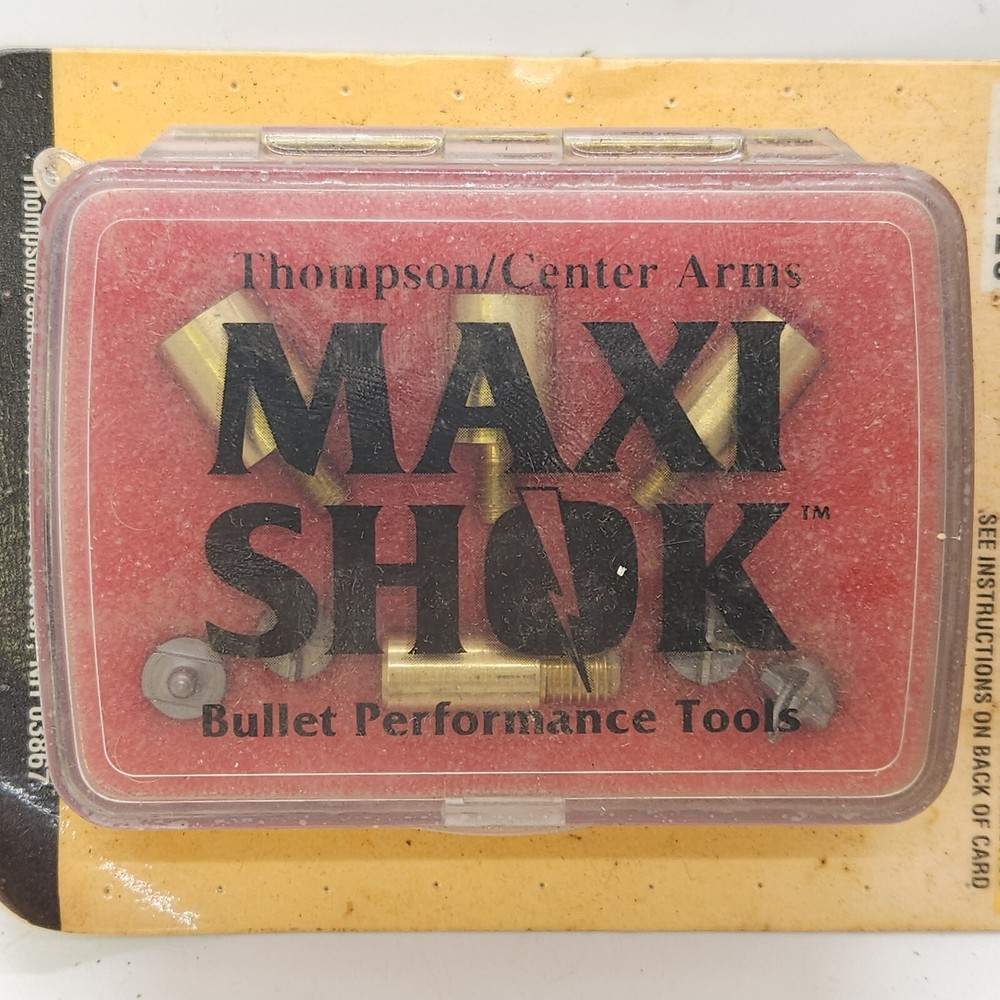 Thompson Center Maxi Shok Bullet Performance Tool Kit #7126 Muzzleloader Hunting