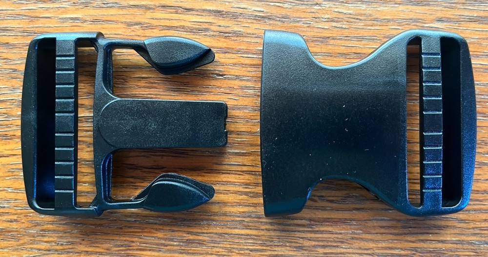 Liberty Mountain Dual Adjust Side Release 2” Buckle 2-pack