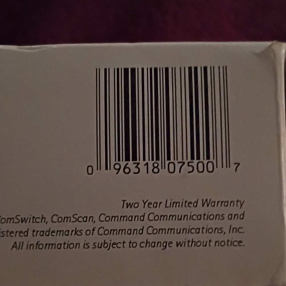 Command Communications ComSwitch 7500 Automatic Call Routing ADSL Switch
