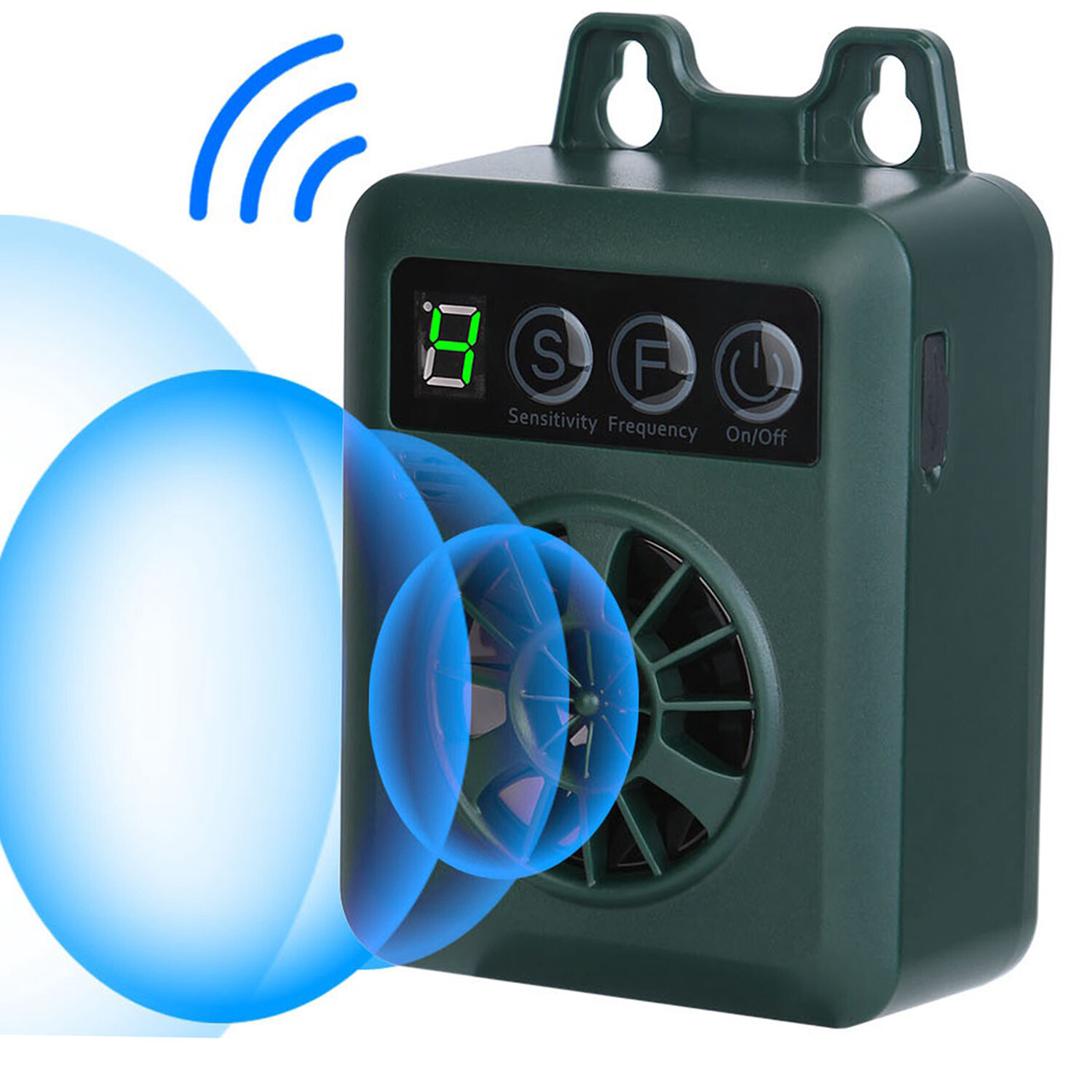 Outdoor Ultrasonic Anti-Barking Device Dog Bark Control Sonic Silencer IP45