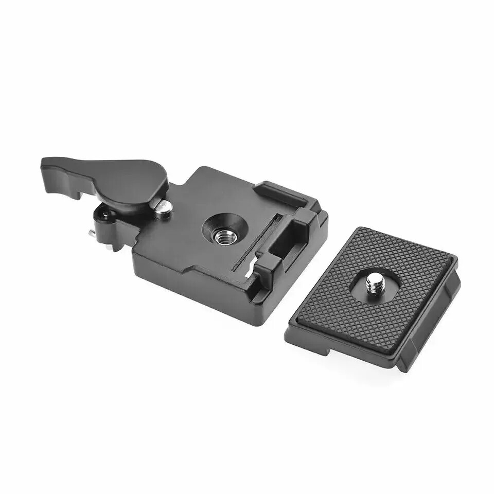 2Pcs Quick Release Plate Clamp Adapter For MANFROTTO 200PL-14 Camera Tripod Z8B8