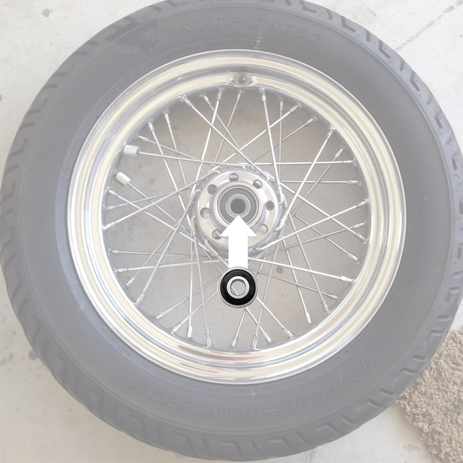 HD Sealed Wheel Bearing Kit Front or Rear for Harley Davidson Replaces OEM 9267