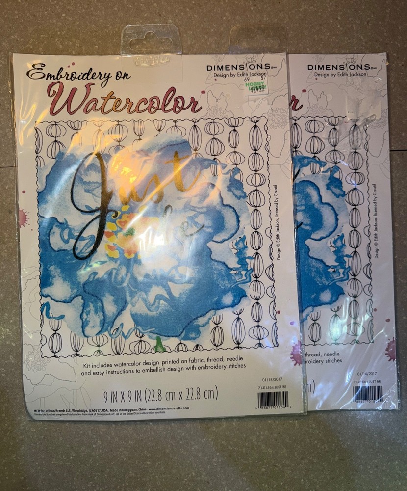 Embriodery Sets (x3) & 1 Punch Needle Kit