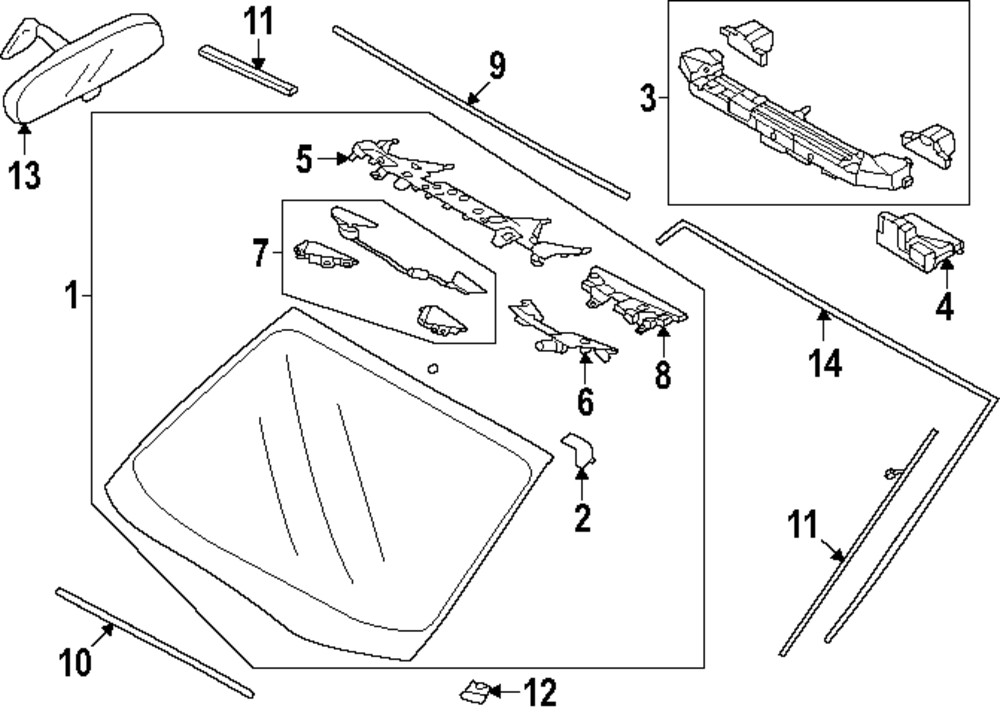 Genuine Subaru Front Camera 87501FN01E