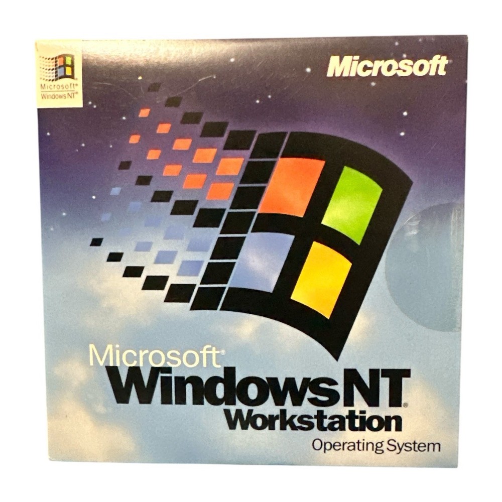 Microsoft Windows NT Workstation 4.0 Setup Floppy Disks & CD ROM Sealed w Key