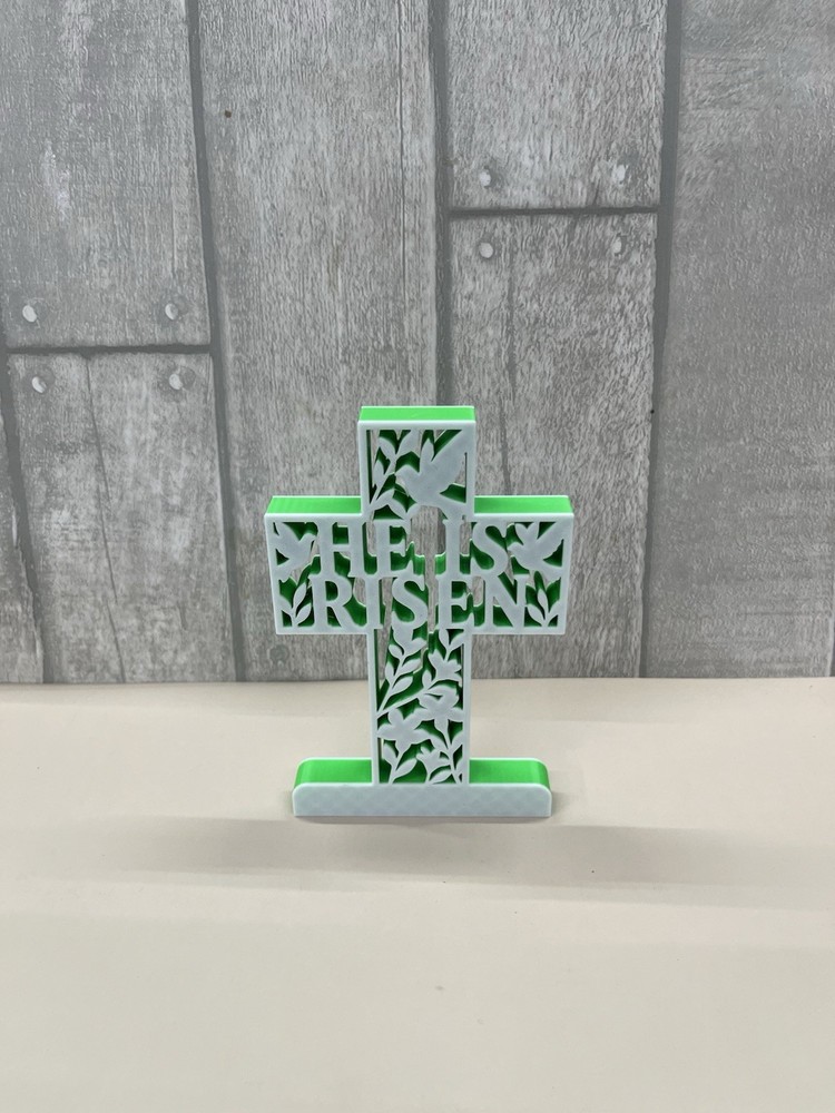He Is Risen Christian Easter Decor