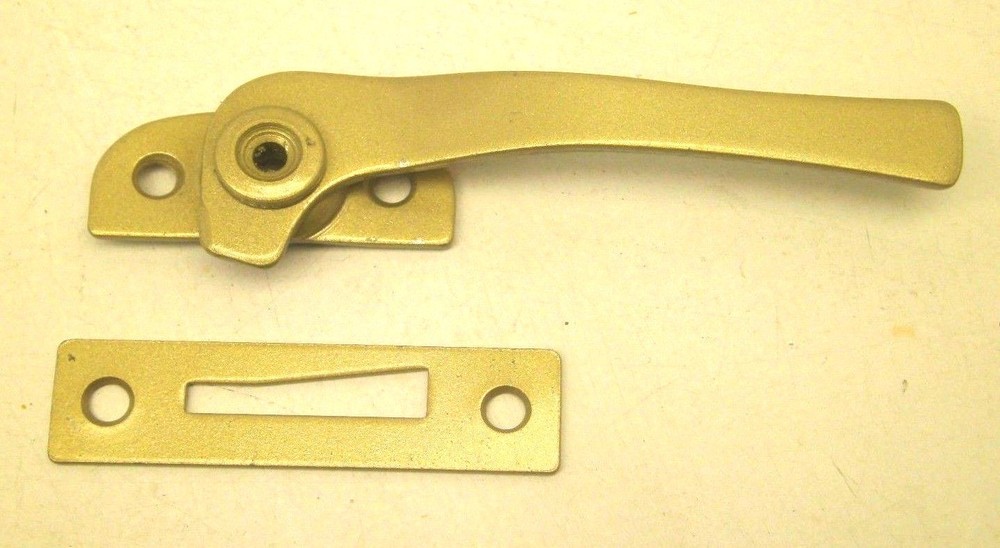 [6] NEW MALTA LOCKING WINDOW SASH HANDLE HARDWARE CHAMPAGNE MALT-A-VENT DD