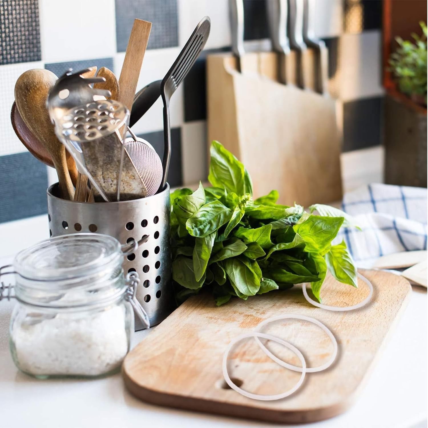 6 Pack White Silicone Gasket Replacement Rings for Magic 250W Blender MB-1001...