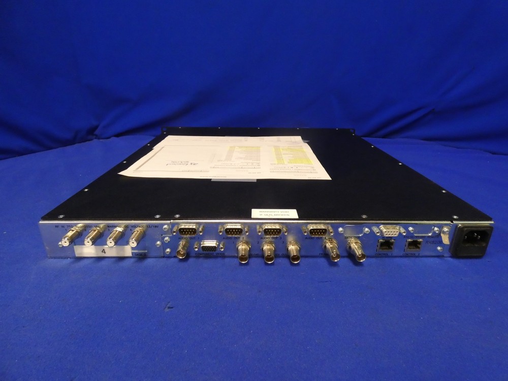 Ericsson RX8200 MPEG2/4 HD/SD Modular Receiver w/ 23 Enabled License Features