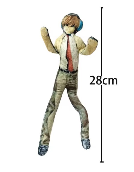 2 Pack Anime Light & L Plush 28cm – Twistable Stuffed Dolls Gift Decor