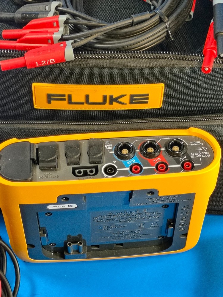 Fluke 1730 Three 3 Phase Power Quality Energy Logger Analyzer Pristine!