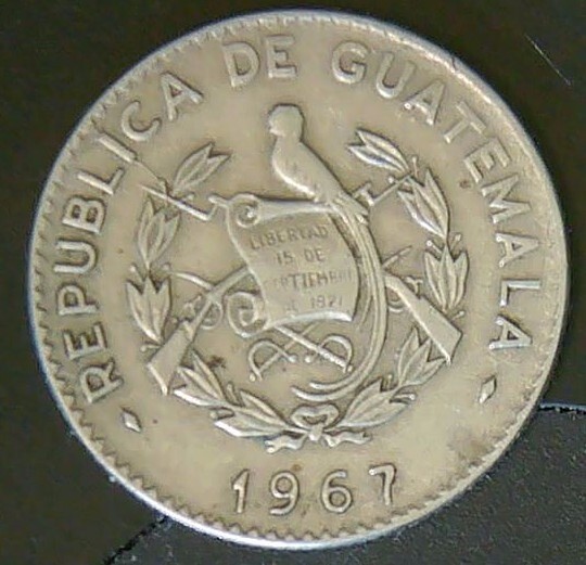 Guatemala 1967 5 Centavos