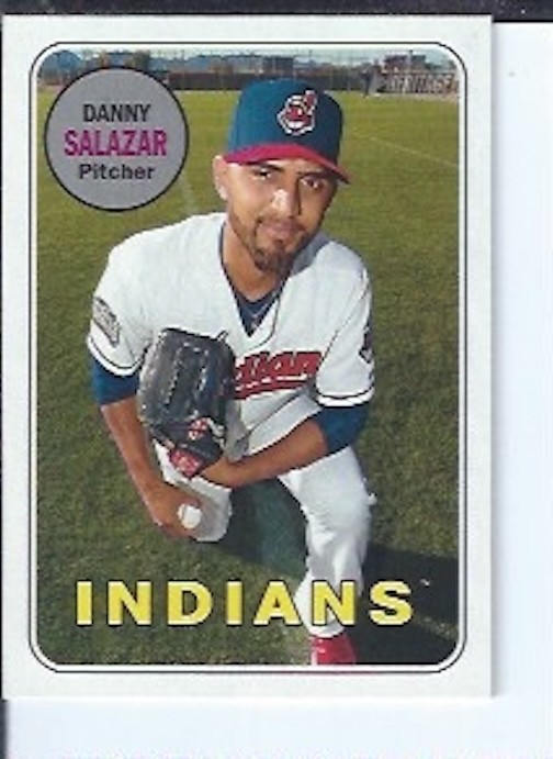 Danny Salazar 2018 Topps Heritage Short Print