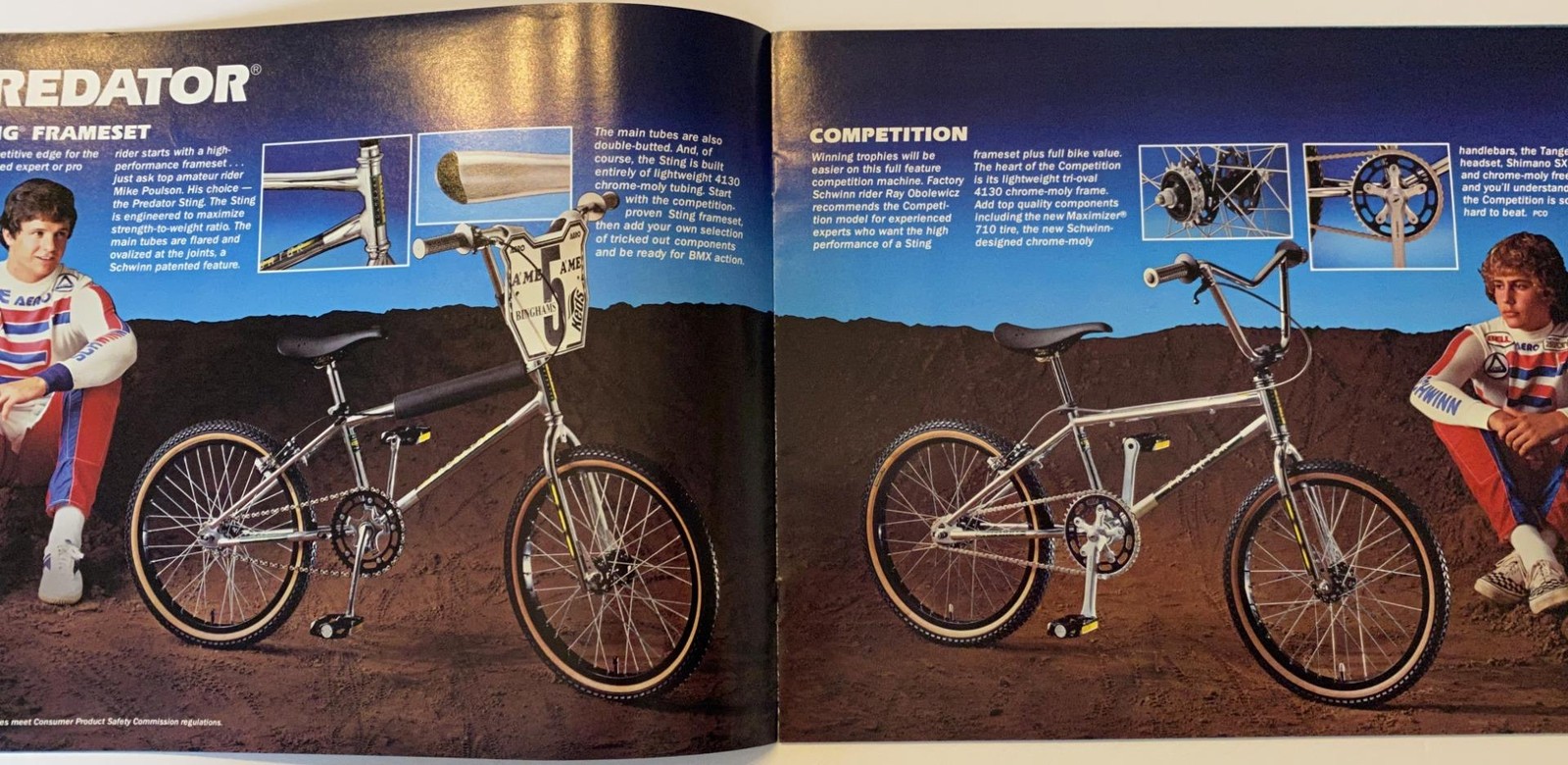 original 1984 Schwinn Bicycle Co. BMX CATALOG brochure Predator Sting Thrasher