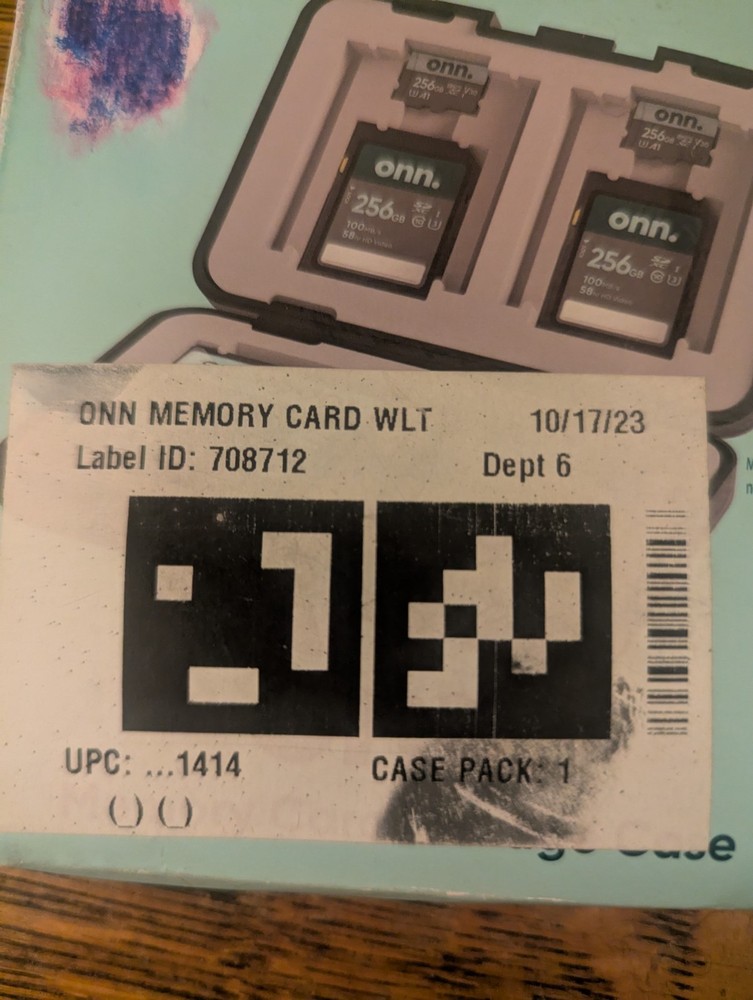 Onn Memory Card Storage Case