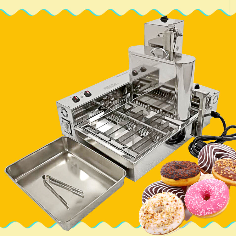 Kolice 4 row mini Automatic Doughnut Maker, Donut Machine, Donuts Frying Machine