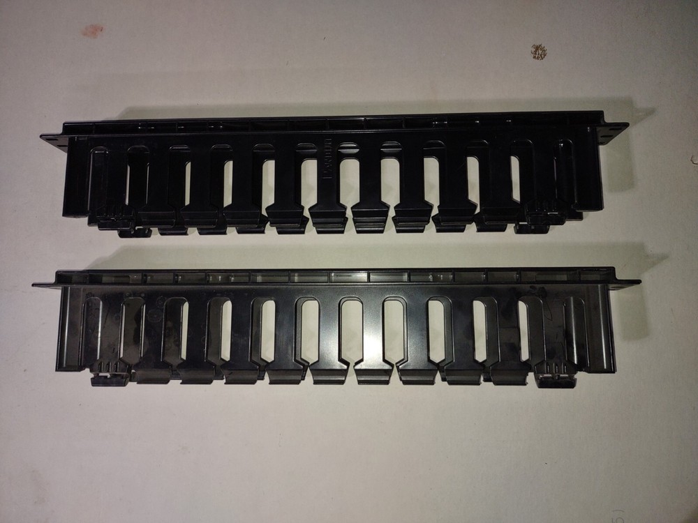 Panduit 19" 1u Rack Mount Horizontal Cable Manager Management 2 pack