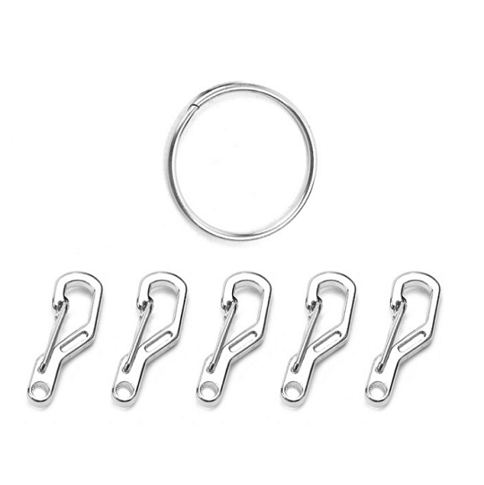 EDC Quick Release Ring Set Simple Spring Hanging Buckle Quick Hanging Key Chain