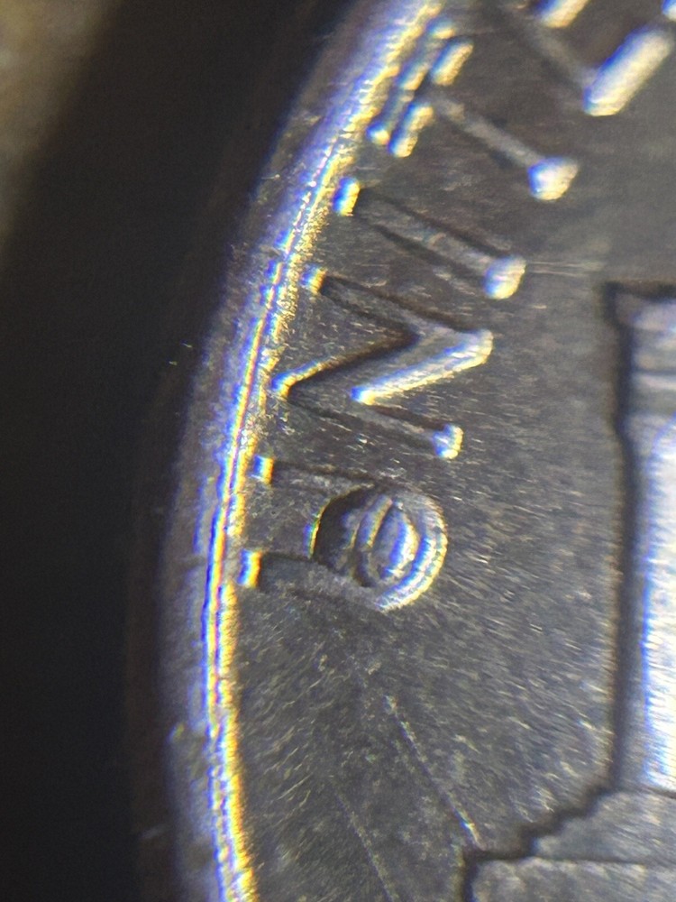 1988 1 Cent Big Die Break Error - Unique Penny Error