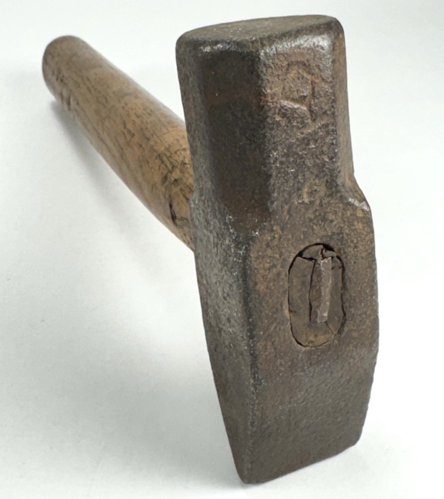 Vintage 2 lb pound Blacksmith Sledge Cross Peen Hammer Hand Tool