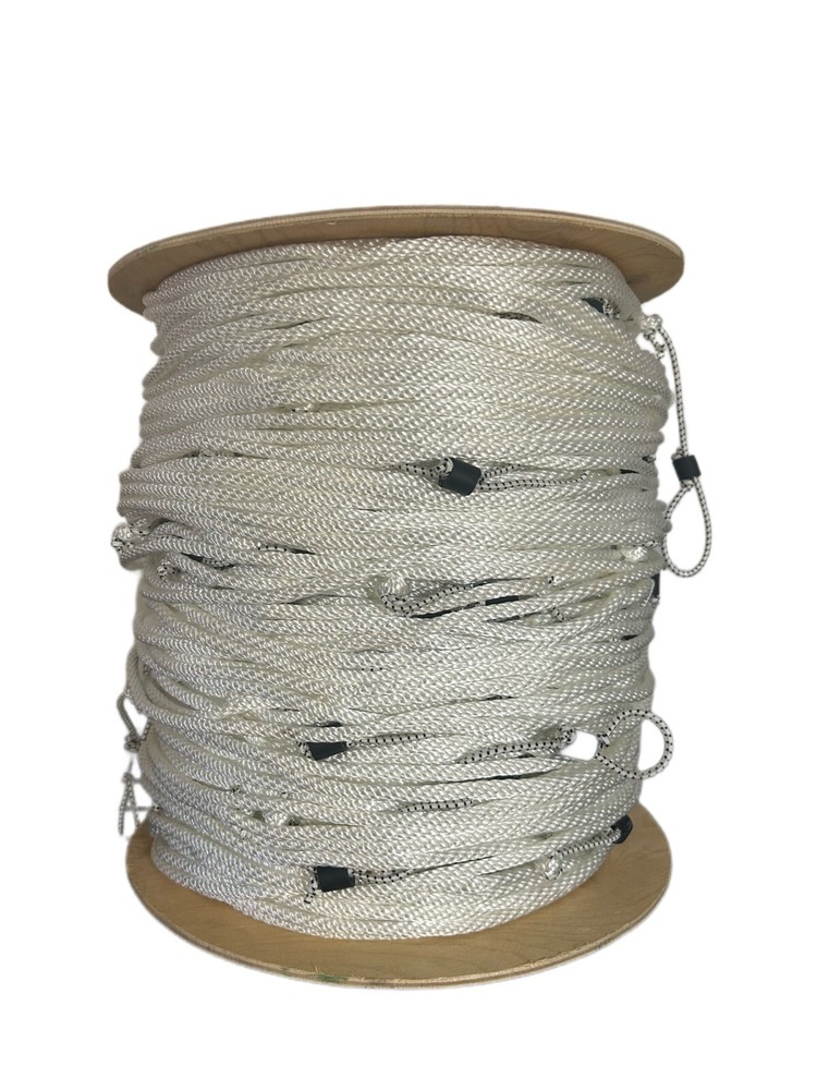 #8 Solid Braid 1200′ Trotline with 1/8 Snoods 6′ Spacing