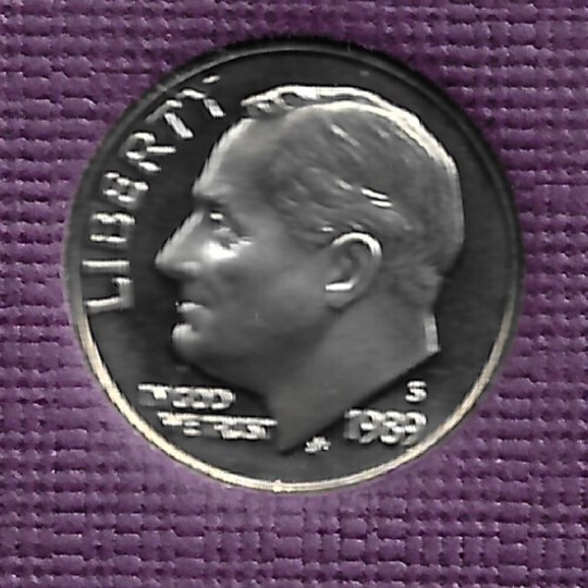 1989-S PROOF ROOSEVELT DIME