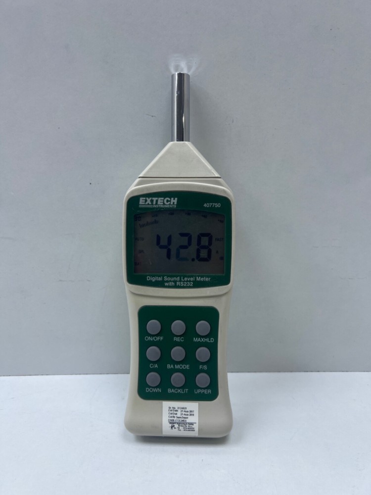 Extech Instruments 407750 Digital Sound Level Meter with RS232