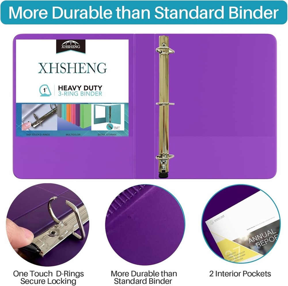 3 Ring Binders,1“ Slant D Ring Biner,One Touch Open D Ring,View Binders with ...