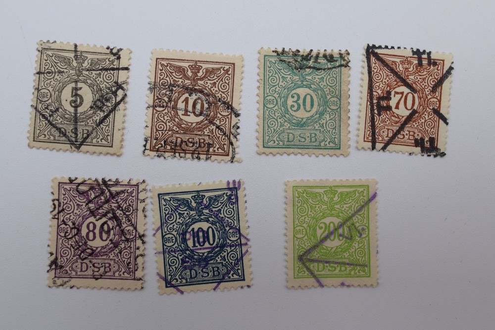 DENMARK RAILWAY POST DSB D.S.B. PARCEL