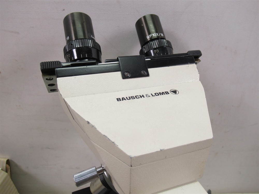 Cambridge Instruments Binocular Microscope Galen III Bausch & Lomb 4 Objectives