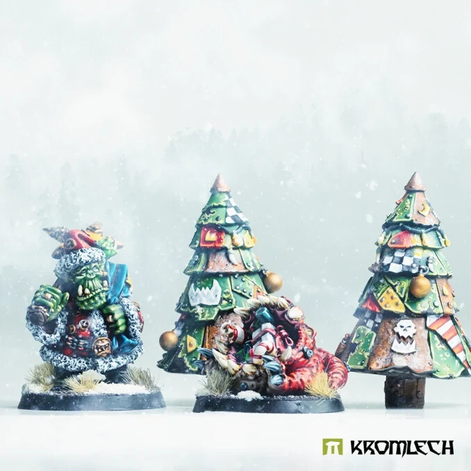 KROMLECH Orc Christmas Trees Set