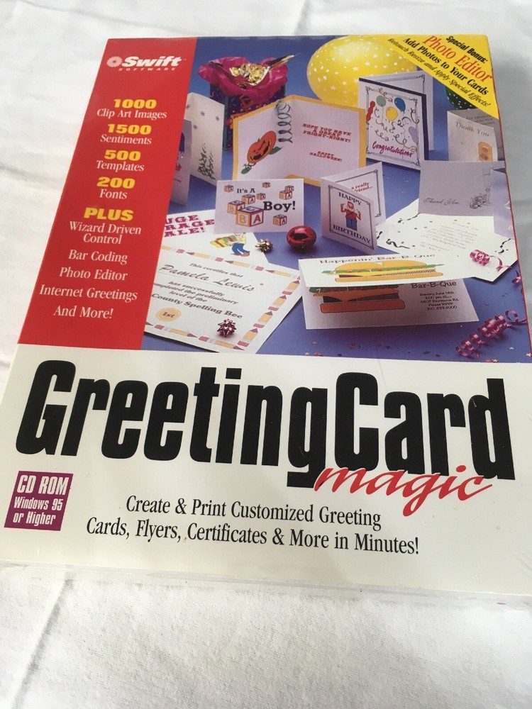Swift Greeting Card Magic Windows 95 And Higher