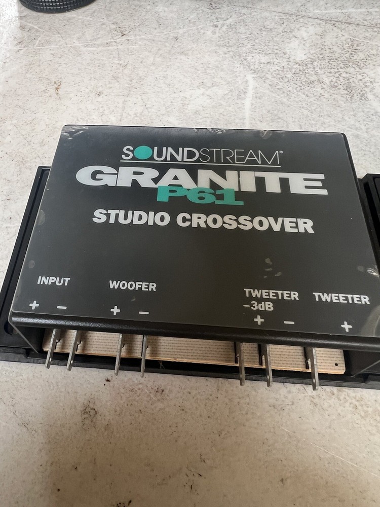 Soundstream Granite P61 two crossovers