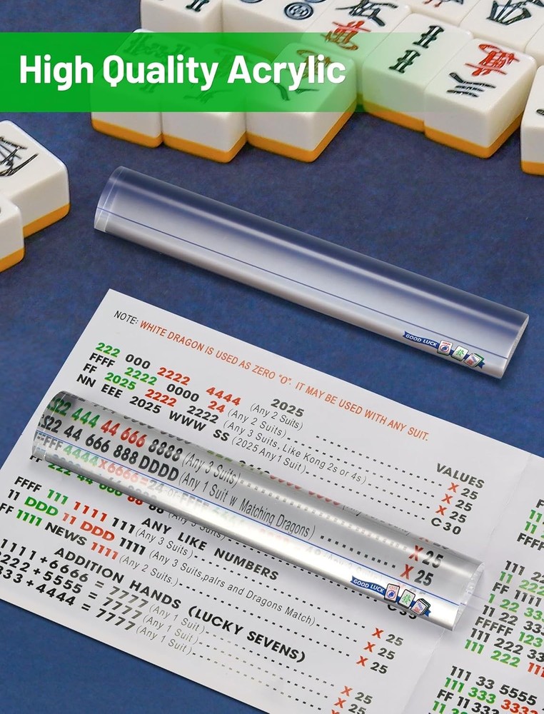 Portable Mahjong Line Magnifier - Mild Magnification Reader Tool