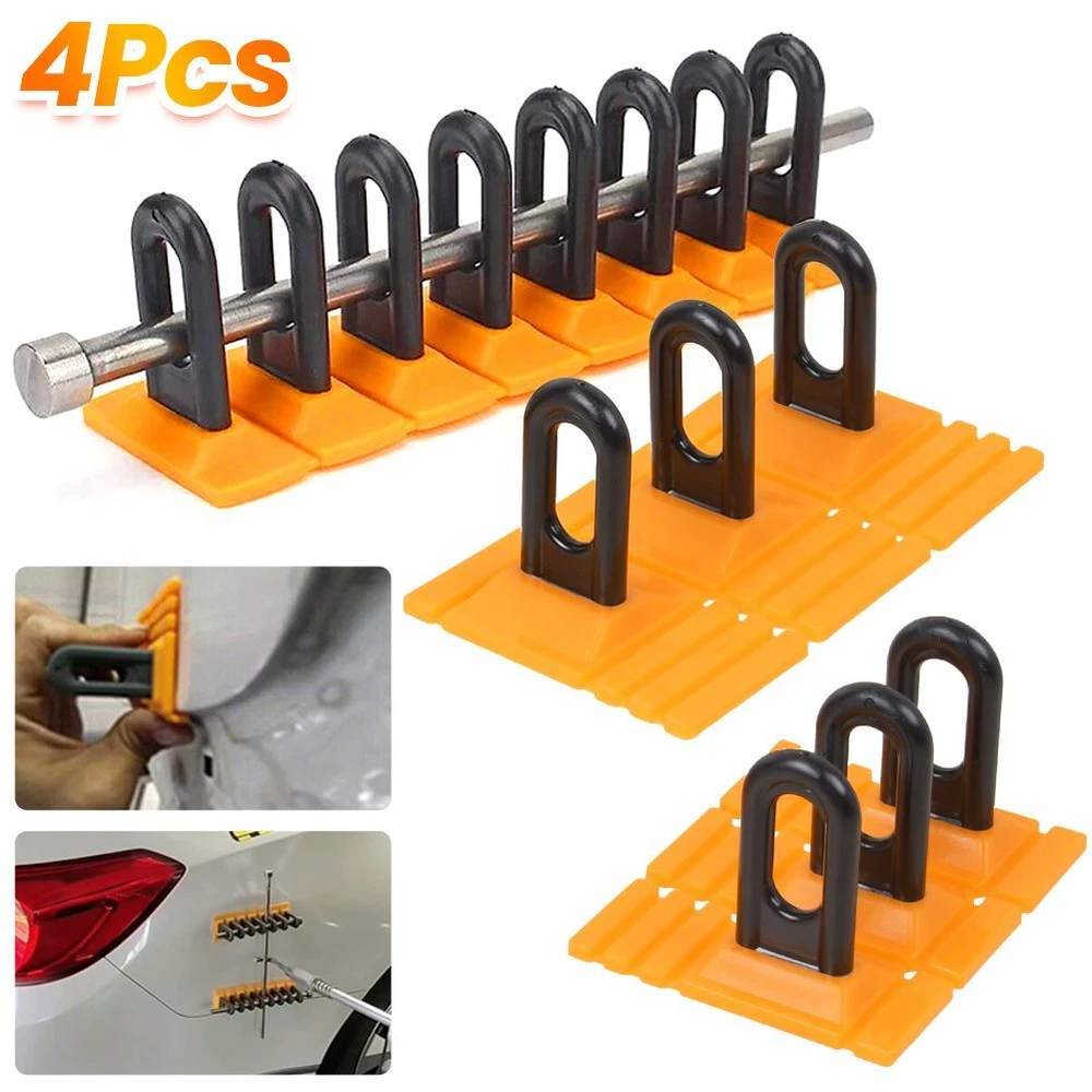 Auto Body Repair Kit Puller Glue Tabs Set Car Paintless Dent Removal Tool 4PCS