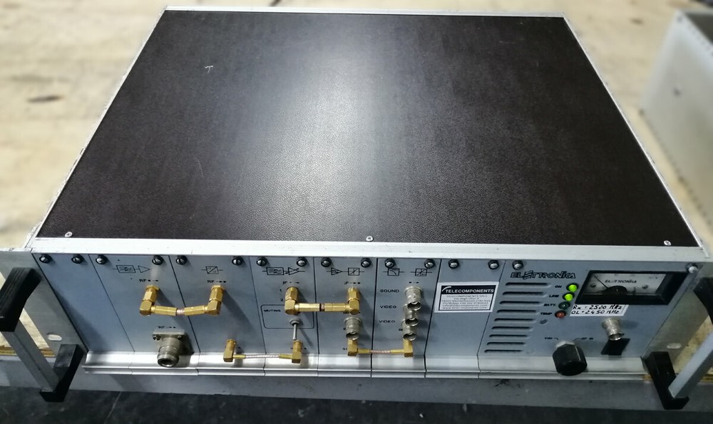 Long range TV link 2.5/2.4 Ghz professional 5 Watt Elettronika complete