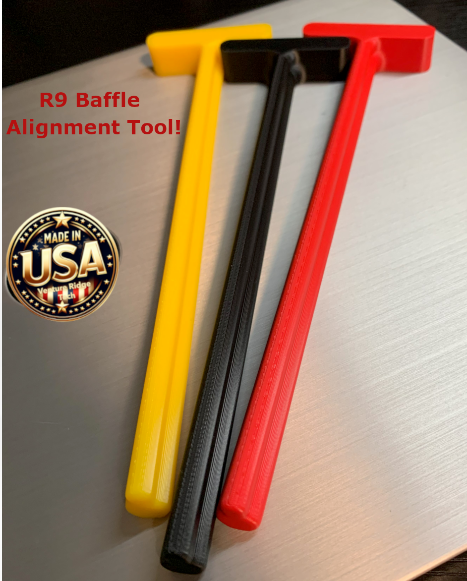 Rugged Obsidian 9 - Baffle Alignment Rod Suppressor tool silencer assembly
