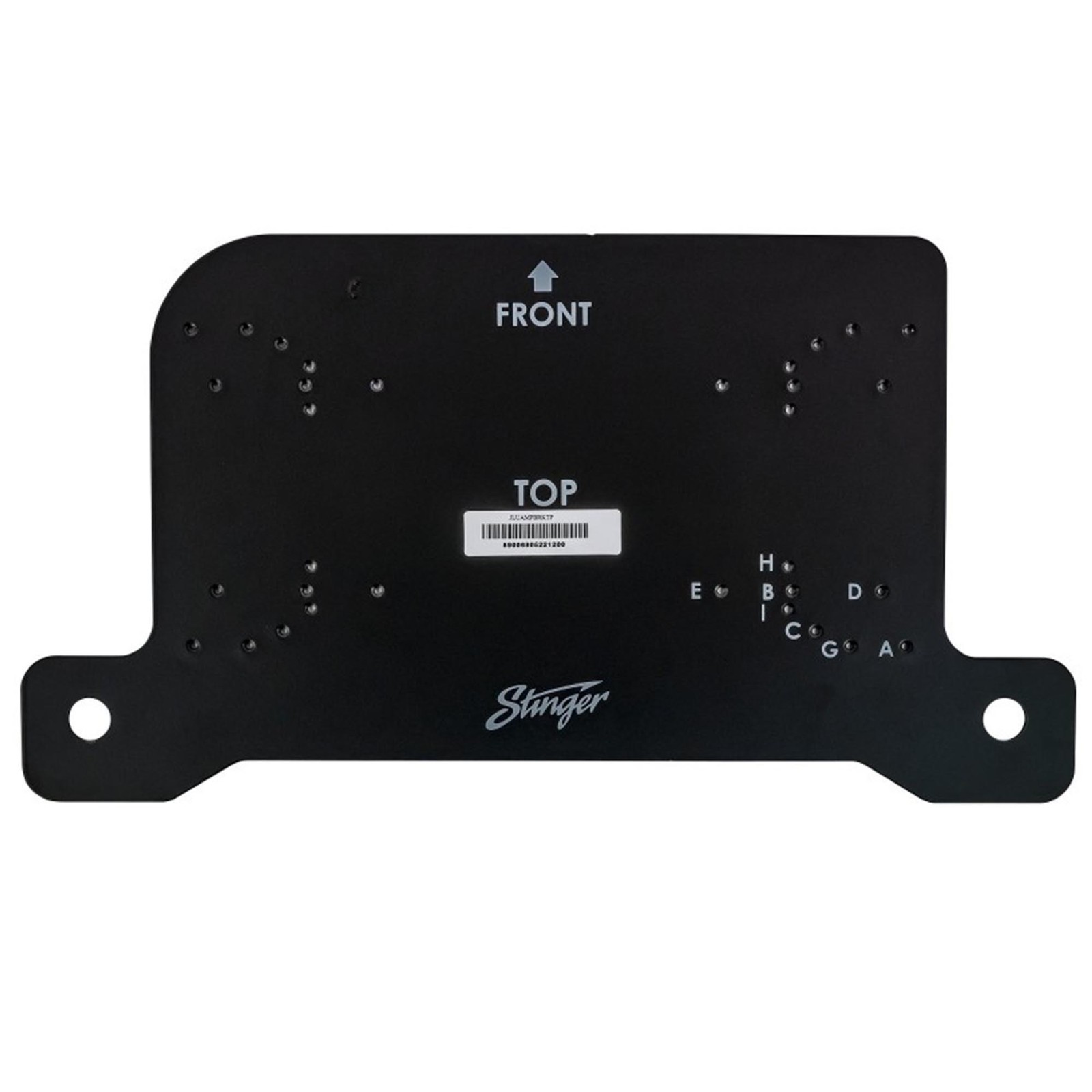 Stinger AMP Bracket for Jeep Wrangler JLU 2007-2018, Under Passenger Seat