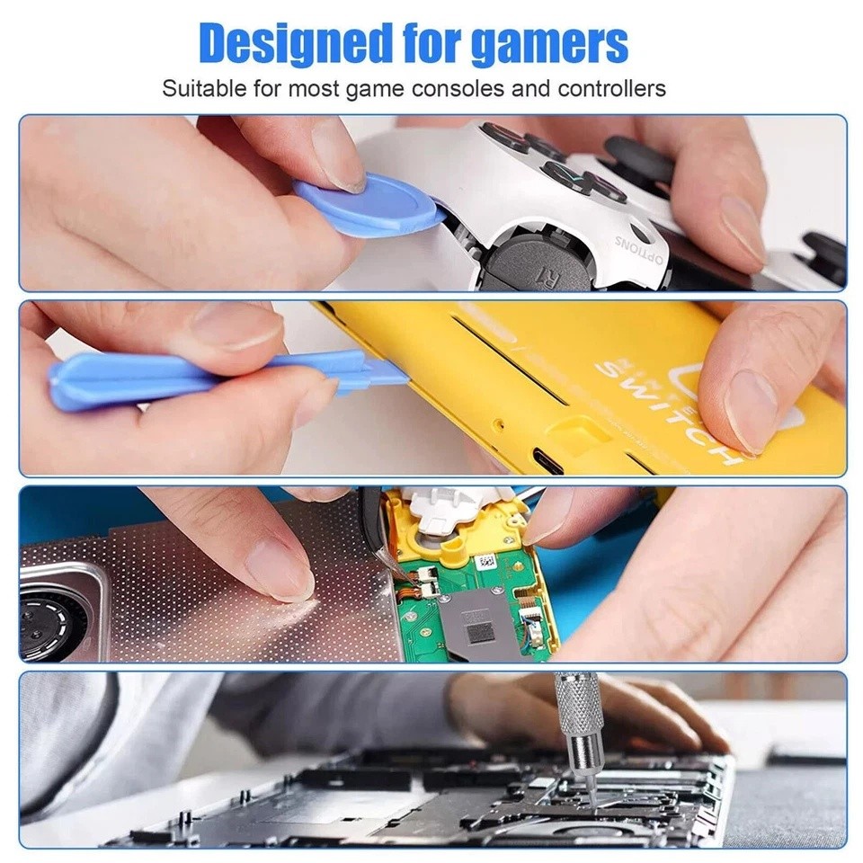 Cleaning Repair Tool Set Screwdriver Kit for PS5/PS4 Xbox One Controller Console