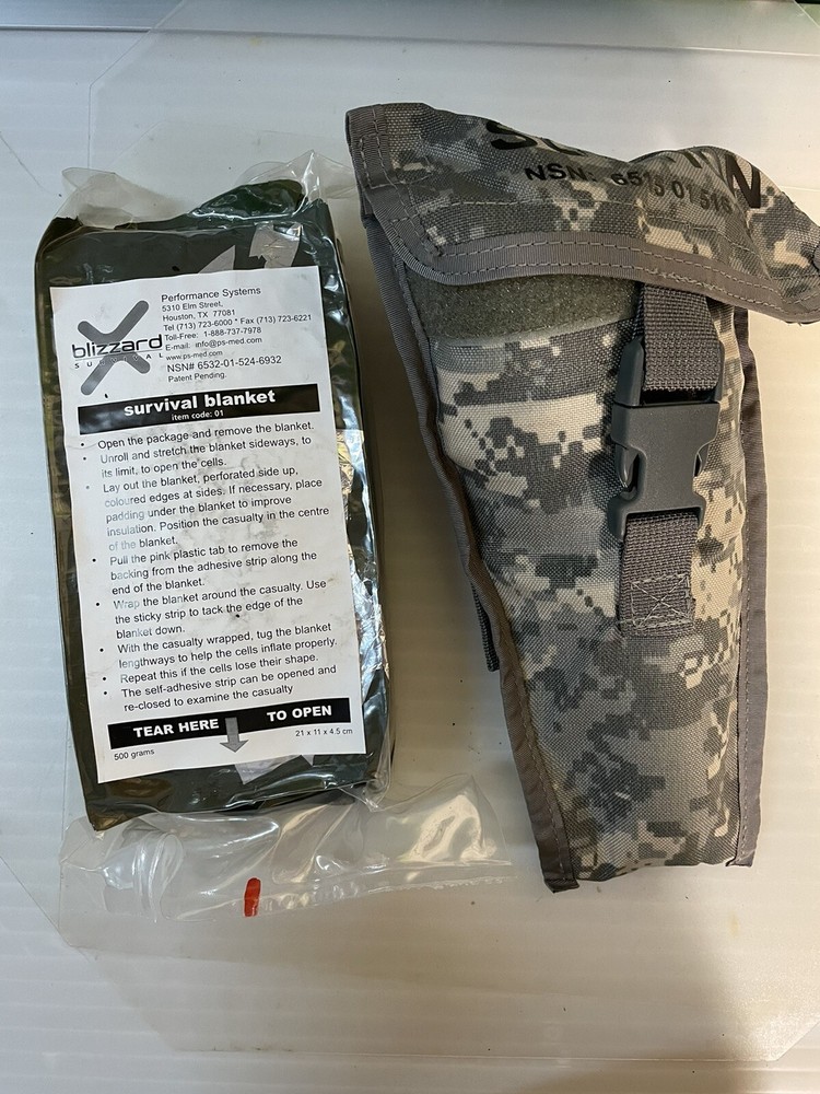 Survival Blanket and Tactical Suction Easy