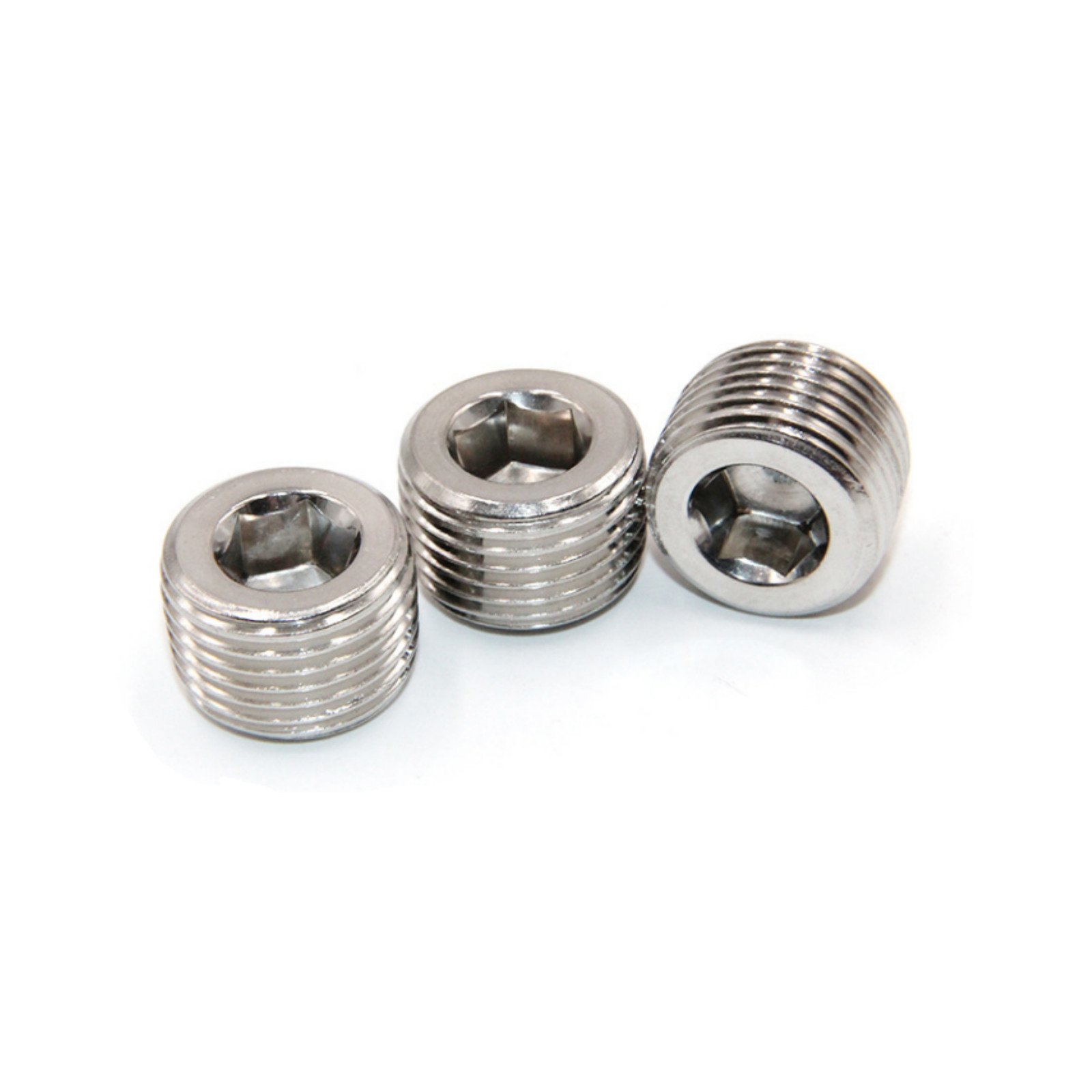 X100 NPT PLUG 1/8" INTERNAL HEX COUNTERSUNK PIPE FITTING MALE THREAD PIPE PLUGS