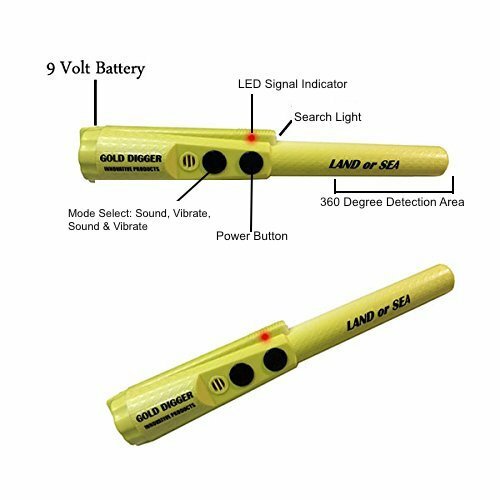 DetectorPro Land Or Sea Waterproof PinPointer **IN STOCK**