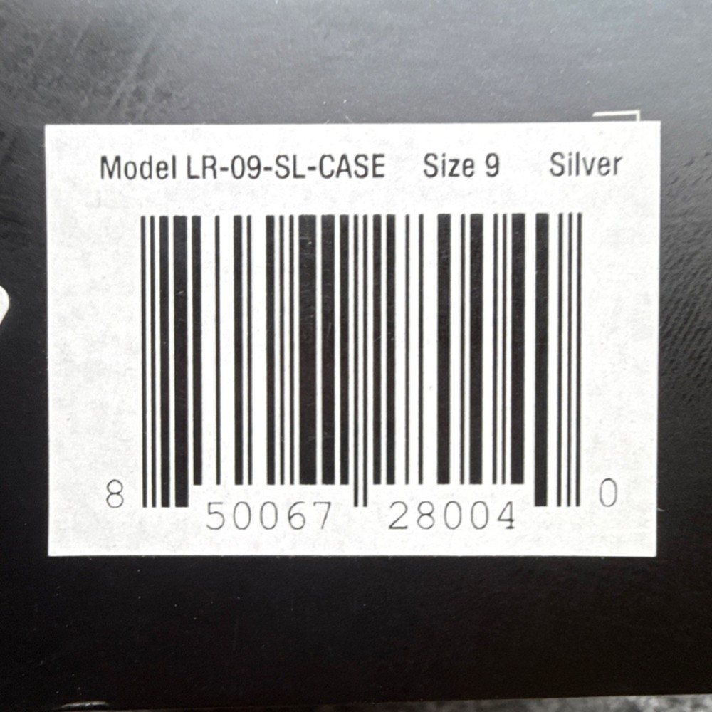 Letsfit YÖR Smart Ring Silver Size 9 Activity Tracker iOS Android LR-09-SL-CASE