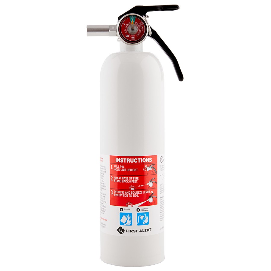 First Alert 5-B:C Rechargeable Recreation Fire Extinguisher (rec5)