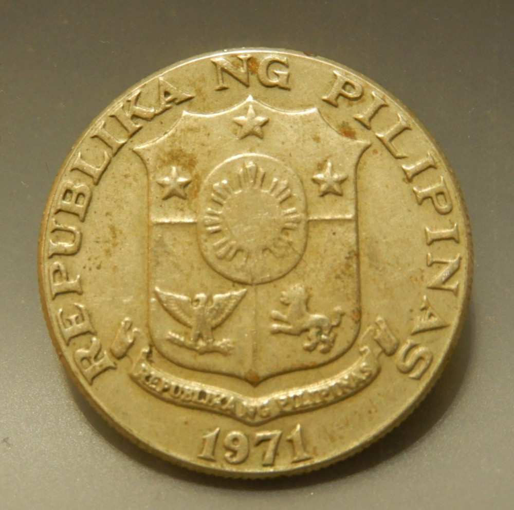 1971 Philippines 50 Sentimos Coin