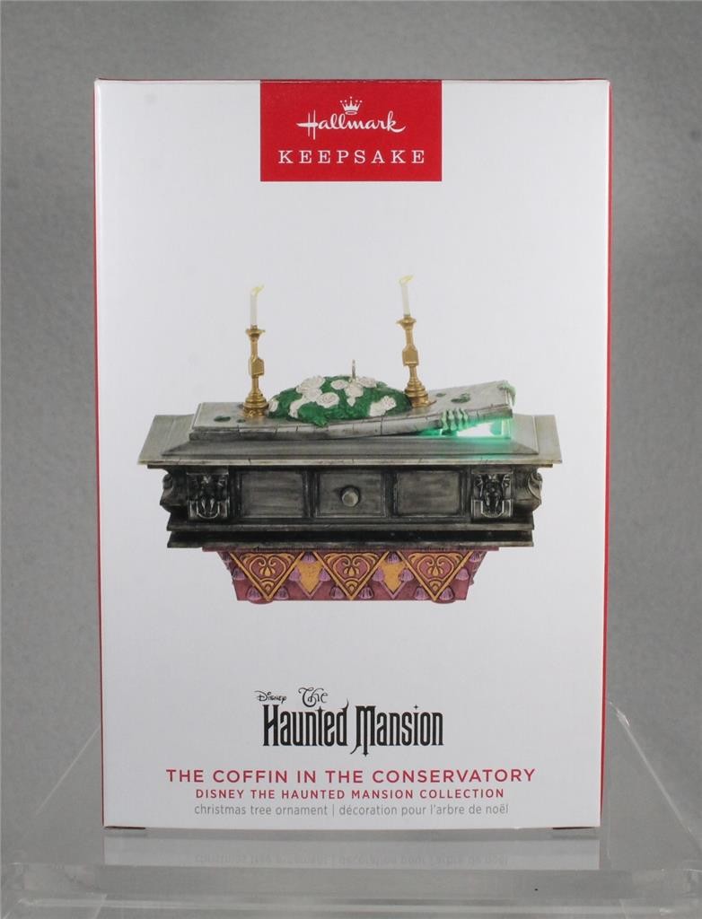 2025 Hallmark Ornament - COFFIN IN THE CONSERVATORY -Disney Haunted Mansion -NIB