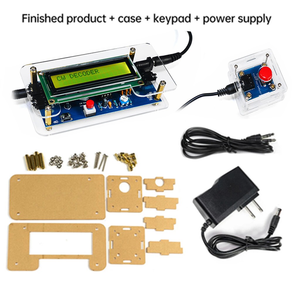 Trainer Morse Code Decoder Keyer Interpreter DIY Electronic Component Kit USA