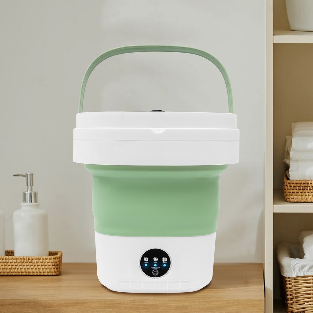 12L Mini Foldable Washing Machine for Small Clothes & Travel