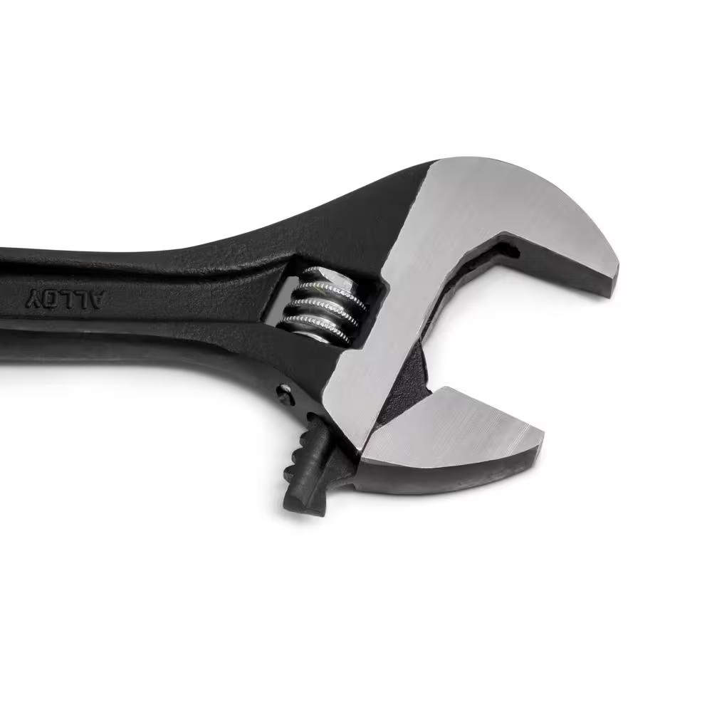 6 In. Black Oxide Adjustable Wrench