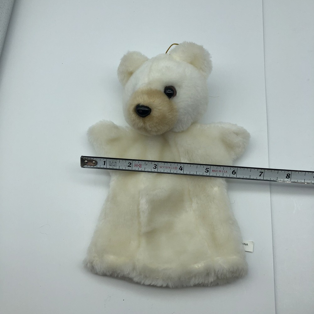 Vintage Hand puppet cream teddy bear